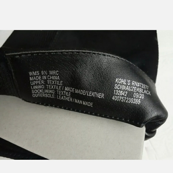 Womens sz 9.5 Black tall Boots comfy ortho soles brand new! Silver buckle - Picture 2 of 12